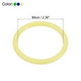 thumbnail image 2 of Uxcell 6cm Plastic Carnival Ringtoss Rings Game Hoop 18 Pack (Blue, Green, Yellow), 2 of 7