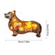thumbnail image 4 of Estatuas de perro 3D con talla de madera clara, esculturas de león, decoración de adornos artísticos (perro), 4 of 9