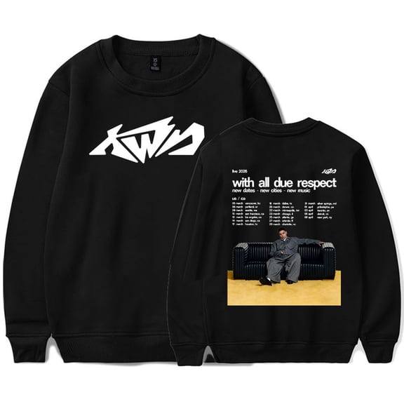 Kwn 2026 Live Show Merch Crewneck Sweatshirts Cosplay Women Men Fashion Long Sleeve Stylish Y2K Design Top