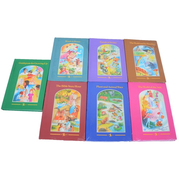 Vintage Child Horizons Standard Educational Corporation 7 Book Set