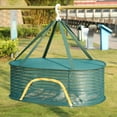 thumbnail image 3 of enjoywould 1/2/3 Layer Hanging Mesh Drying Basket U-shaped Zipper Design Food Fish Clothes Hanging Drying Net Outdoor Foldable Hanging Mesh Dryer, 3 of 9