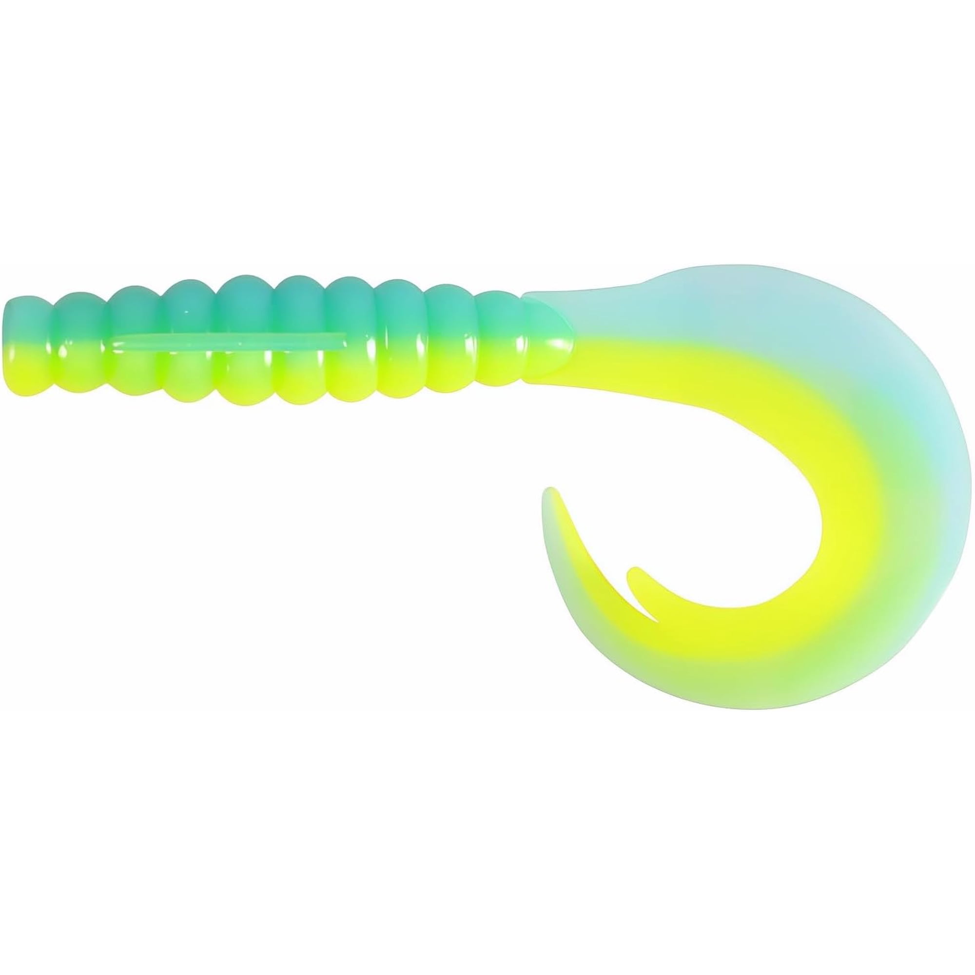 1/2/3/4/5in Curly Tail Grub Soft Swimbait Crappie Bass Lure Kit Bulk Pack