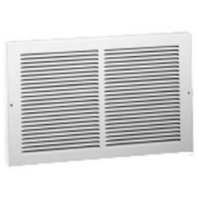 375W14X6 White Baseboard Return Grille, 14 x 6 in