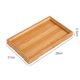 thumbnail image 2 of Bandeja grande de bambú con asas, rectangular, de madera, para desayuno, cena, bandeja decorativa para café y té, ideal para sala de estar, dormitorio, cocina, mesa de comedor al aire libre., 2 of 8