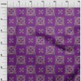 thumbnail image 2 of oneOone Viscose Chiffon Fabric Floral Block Print Sewing Fabric BTY 42 Inch Wide, 2 of 4