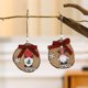 thumbnail image 5 of Decoraciones para árboles de Navidad YONGSHENG Gnomo Granja de madera 4 piezas, 5 of 5