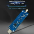 thumbnail image 6 of M2 SSD Adapter NVMe Enclosure M.2 to USB3.2 Case for NVME PCIE M Key SSD NVME to USB3.0/TYPE-C Converter, 6 of 10