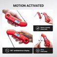 thumbnail image 4 of Biwat-Professional Meat Thermometer Digital, Ultra-Fast 0.5 Sec Instant Read, NIST Certified ±0.5°F Accuracy, IP67 Waterproof, Auto-Rotating Backlit Display, Lift-to-Wake, for BBQ/Cooking/Candy, 4 of 4