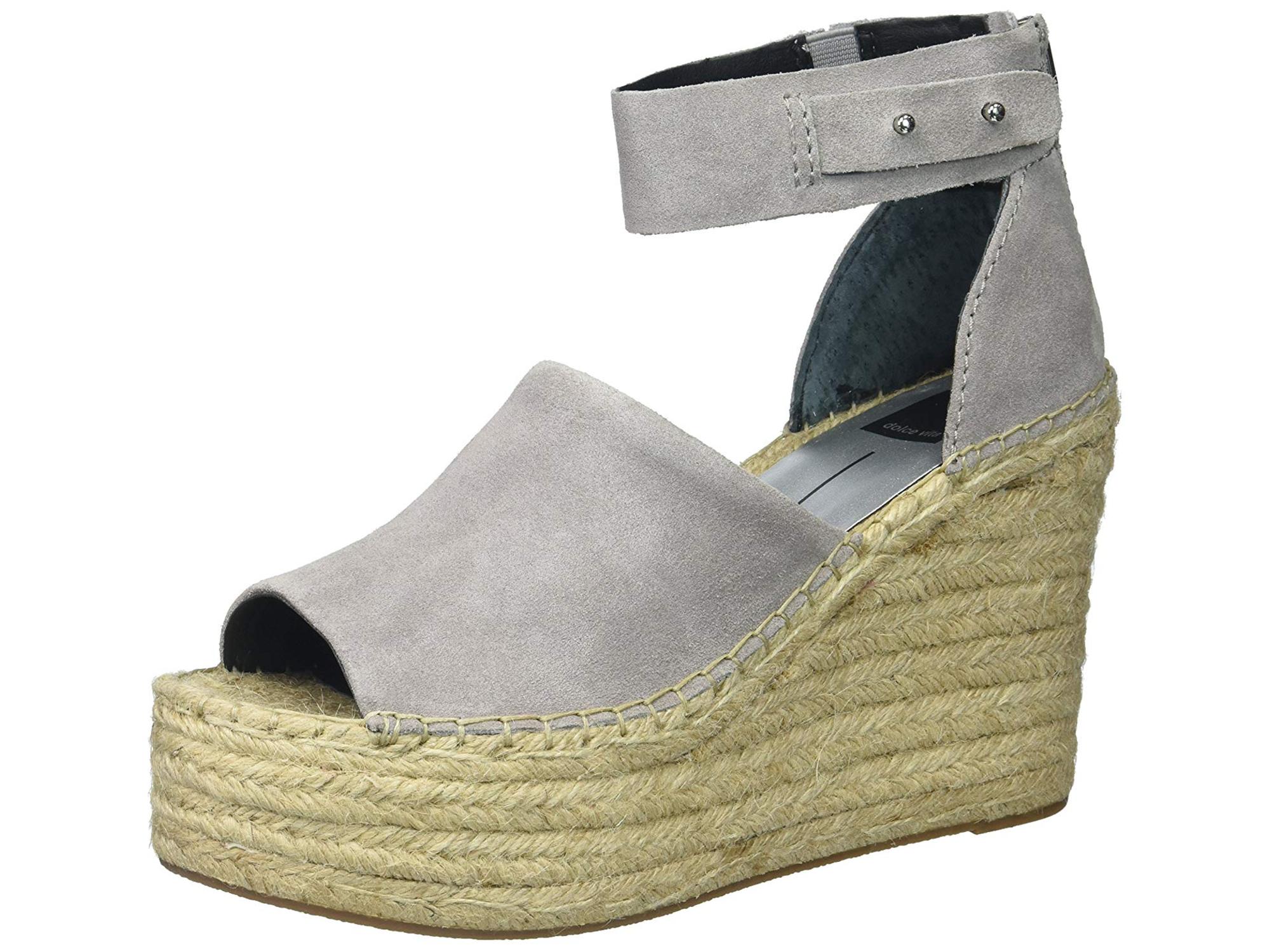 dolce vita grey wedges