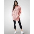 thumbnail image 5 of Womens Oversized Hoodies Sweatshirts Long Sleeve Pullover with Pocket Fall Winter Outfits Y2k Clothes Pink S, 5 of 8