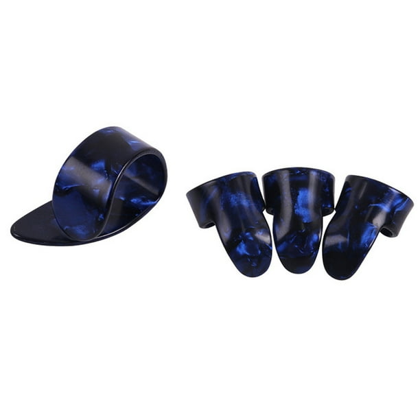 Sywqhk 4 Uds guitarra celuloide ukelele guitarra plectro instrumento Pick (azul oscuro) Sywqhk Alta Calidad