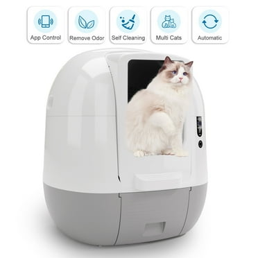 Automatic Cat Litter Box Self-Cleaning Cat Litter Clean Robot WiFi APP 50L  13L