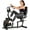 Black, variant on LNOW 2-in-1 Recumbent Bike with Upper & Lower Body Exerciser, Adjustable Seat, LCD Display, Magnetic Resistance, Home Gym
