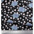 thumbnail image 2 of Soimoi Rayon Fabric Cute Elephant Kids Fabric Prints by Yard 42 Inch Wide, 2 of 3