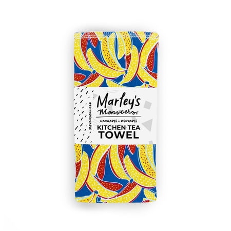 Marley s Monsters Kitchen Tea Towel: Fresh Prints Premium Cotton Flannel