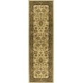 thumbnail image 3 of Sensation Transitional 2' x 7' Ivory and Moss Green Polypropylene Indoor Area Rug, 3 of 7