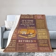 thumbnail image 3 of Retirement Gift for Woman, Retirement cat Blanket, Retired Gifts for Women, Retirement Gifts for Women, Goodbye Going Away Farewell Gifts for Coworkers Women Leaving 80x60, 3 of 6