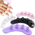 thumbnail image 3 of EeaseMX 2 separadores de silicona rosa para uñas, flexibles, para dedos y pies, herramienta de manicura portátil para uso doméstico (color aleatorio)., 3 of 7