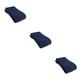 thumbnail image 1 of Minnieouse 1 par de calcetines hasta el muslo JK sobre la rodilla antideslizantes largos de ganchillo cálido calcetín botas calentadores de Armada 3piezas, 1 of 6