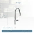thumbnail image 6 of Moen Align Chrome One-Handle Pulldown Kitchen Faucet, 6 of 7