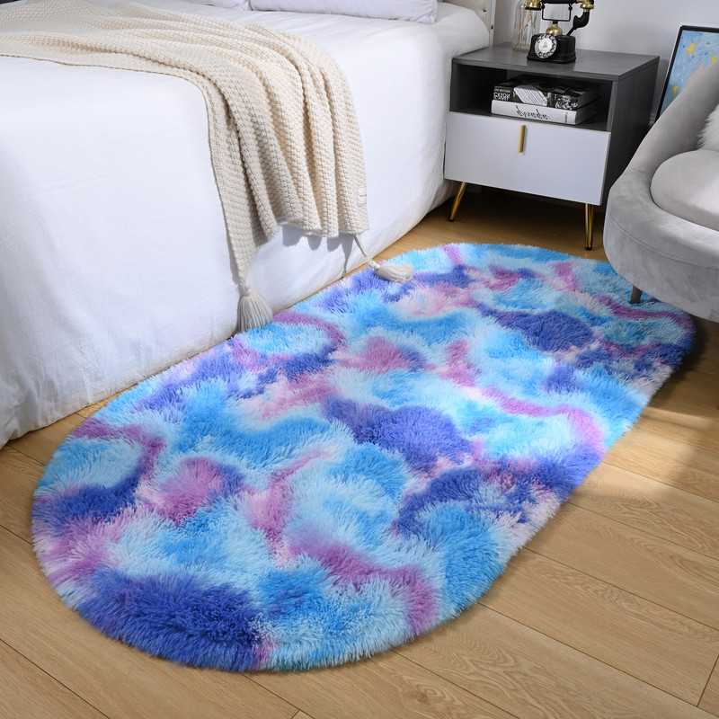 Lochas Fluffy Rugs Fuzzy Carpet Soft Modern Shaggy Area Rug for Bedroom ...