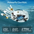 thumbnail image 6 of Talosbo S2 Automatic Cordless Robotic Pool Vacuum Cleaner with Dual Filters for Above-Ground & Flat Inground Pools, 90 Min Runtime, 6 of 10