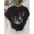 thumbnail image 1 of 1 Pce "Meilleure Maman de Tous les Temps" Illustration de Maternité Imprimée T-Shirt à Manches Courtes Décontracté pour Femmes - Rouge, Doux, Col Rond, Entretien Facile, Parfait pour Tenue Décontractée, 1 of 6