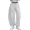Heather White, variant on SOMER Women's Barrel Leg Sweatpant Drawstring Elastic Waist Wide Leg Joggers Soft Lounge Pants with Pockets