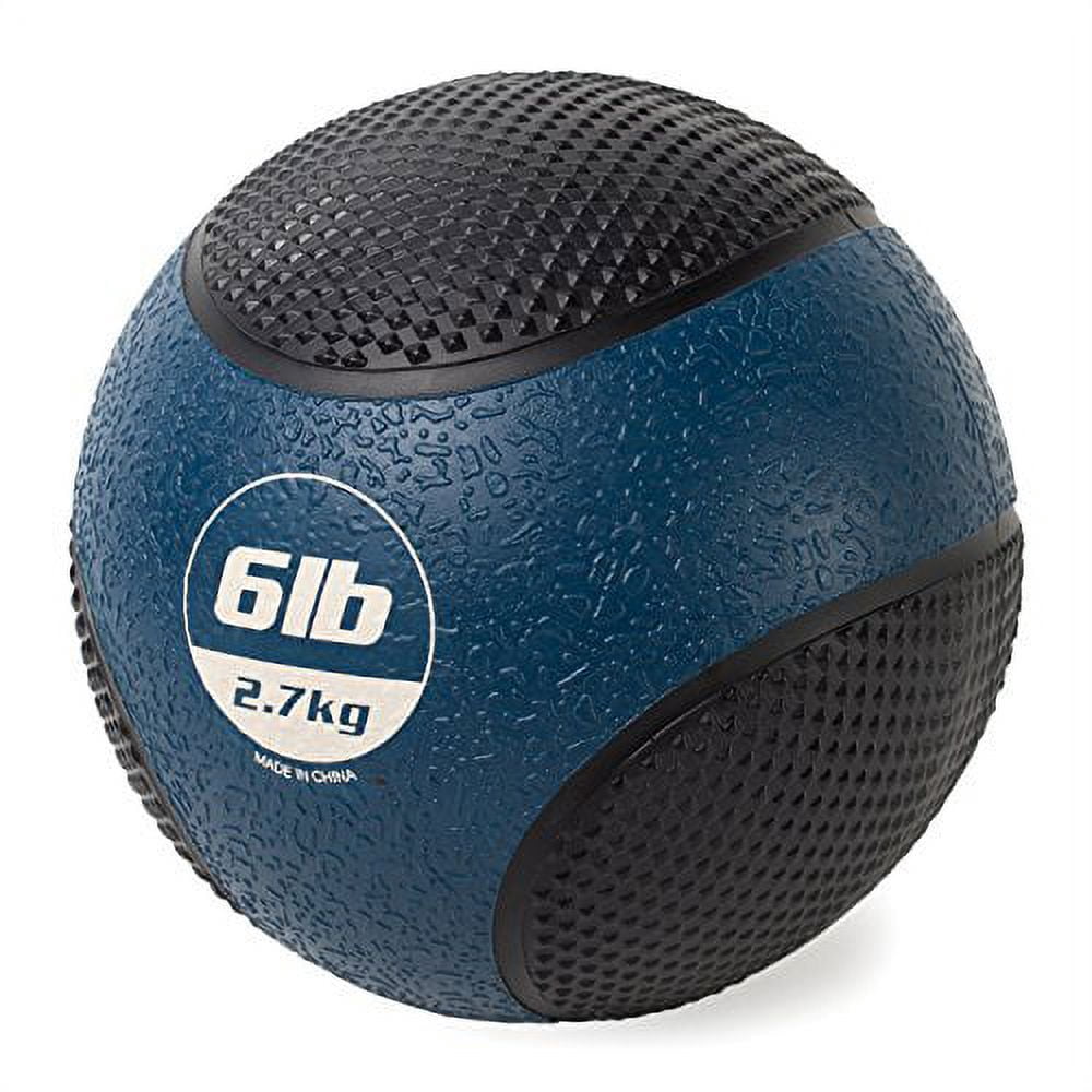 Fuel Pureformance Weighted Rubber Textured Medicine Ball, 6 lbs