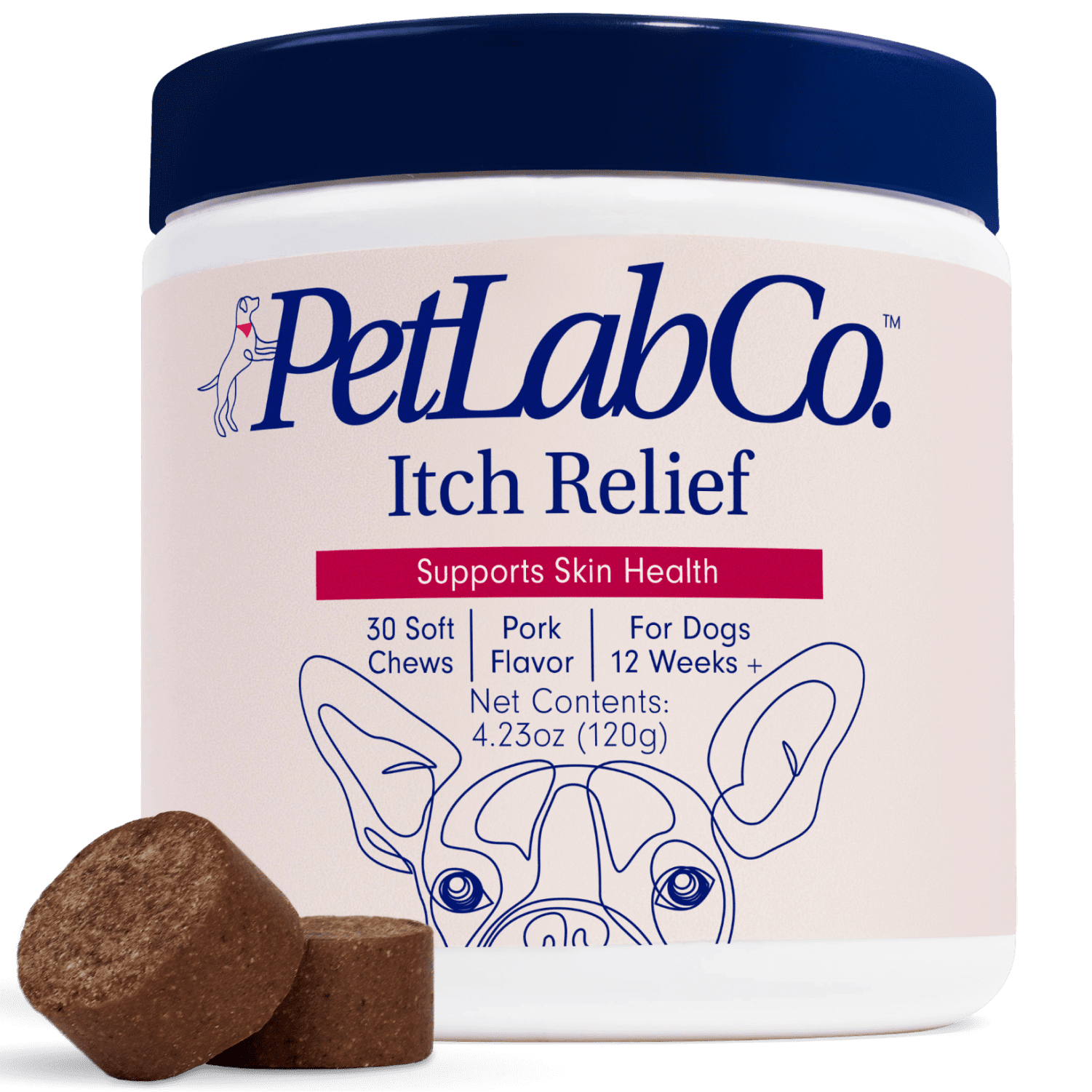 PetLab Co. Itch Relief Chews - For Dry, Occasionally Itchy Skin and ...