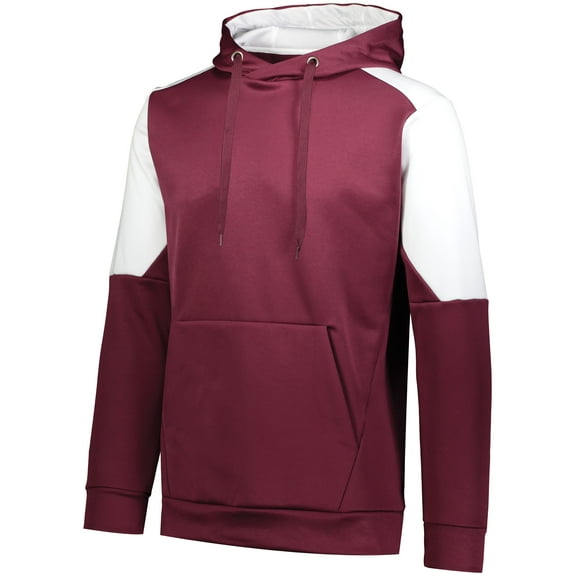 Holloway Sportswear XL Blue Chip Hoodie Maroon/White 222540