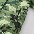 thumbnail image 4 of Kiijoy Little Boys Camo Puffer Parka Winter Coat Long Hooded Jacket Kids Warm Outerwear, 4 of 6