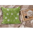 thumbnail image 2 of Dragonfly Fluffy Throw Pillow Cushion Cover, Sketch Style Dandelion Flower Petals Spring Beauty Nature Blossom Image, Decorative Square Accent Pillow Case, 40" x 40", Lime Green Cream, by Ambesonne, 2 of 5