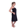 thumbnail image 5 of Premium Large 100% Soft Cotton Velour Bath / Beach Towel - Black, 5 of 8