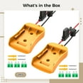 thumbnail image 5 of Power Wheels Adapter for DeWalt 18V/20V Battery, Includes 2 Adapters, Fuse Box, Connector, and Switch, Compatible with DeWalt DCB Series, DIY Conversion Kit for Toys, RC Trucks, Robots, 5 of 5