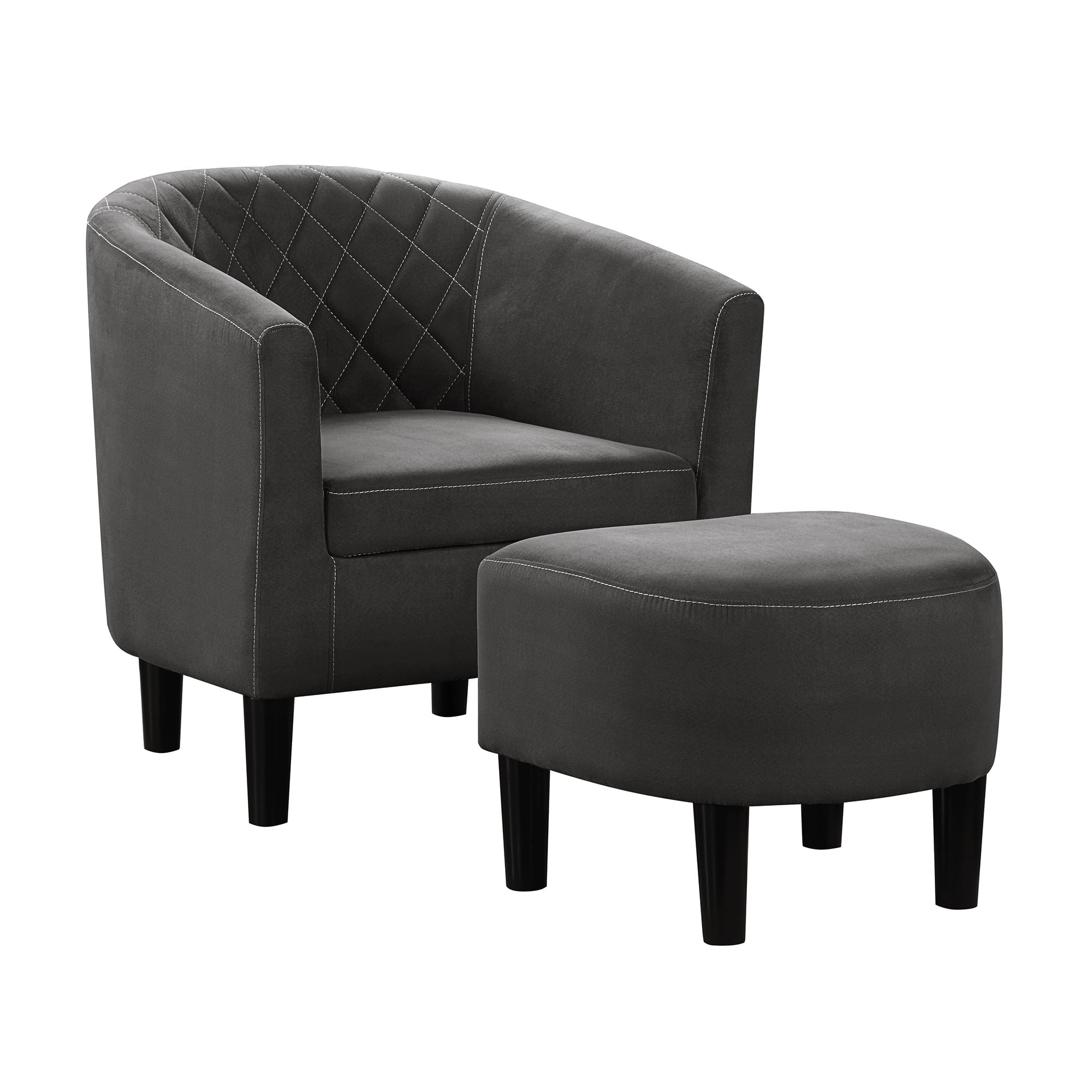 Convenience Concepts Take a Seat Roosevelt Accent Chair with Ottoman