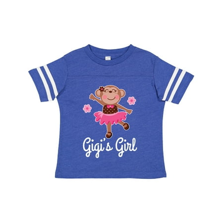 

Inktastic Gigis Girl Ballerina Monkey Gift Toddler Toddler Girl T-Shirt