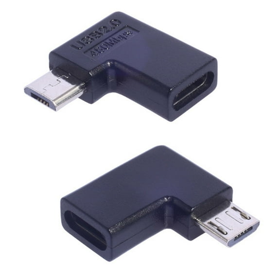 Micro USB to UsbC TypeC Charging Adapter Connectors 480Mbps Fast Data Transfer