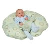 Leachco Cuddle-U Original Sunny Circles │ Nursing Pillow & More │ Sham-Style, Removable Cover