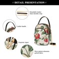 thumbnail image 4 of FORMRS Crossbody Bag for Women Quilted Travel Shoulder Cell Phone Purse with Chain Strap Handbag, Apples Flower Pattern, 4 of 7