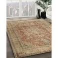 thumbnail image 3 of Ahgly Company Machine Washable Indoor Rectangle Traditional Gold Brown Area Rugs, 8' x 12', 3 of 7