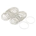 thumbnail image 1 of Uxcell 100 Paquete de Bandas de Goma Elásticas Blancas de 75mm x 1.4mm para el Cabello, Bandas de Goma para el Hogar y la Oficina, 1 of 5