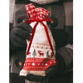 thumbnail image 4 of 24PCS Red Velvet Christmas Tree Bows Door Garland Decor Vintage Wreath Bow (3/8'' Width, 5 * 7 inch), 4 of 12