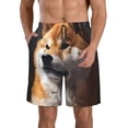 thumbnail image 1 of Fotbe Regal Shiba Inu Trajes de Baño Estampados para Hombre, Shorts de Verano de Secado Rápido, Ropa de Playa, Bañadores-Small, 1 of 6