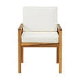 thumbnail image 5 of Okemo Acacia Wood Outdoor Dining Set with Table and 4 Chairs with cushions, 5 of 8