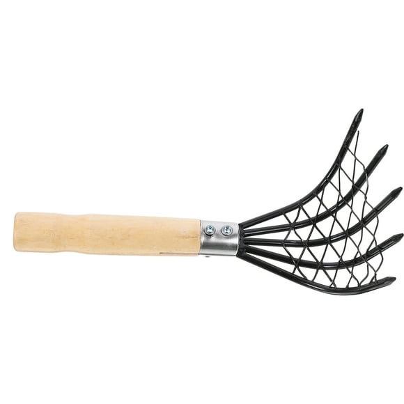 HEALEEP 1Pc Ergonomic Clam Digger with Claw Design for Beach Digging Black