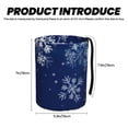 thumbnail image 3 of Kdxio Christmas Blue Car Trash Can Garbage Car Accessories Trash Can Car Waste Bin for for Driver and Passenger Any Vehicle, 3 of 7