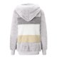 thumbnail image 2 of Gibobby Chamarra de invierno para mujer, Abrigos esponjosos para mujer, chaquetas de oveja mullidas con cierre, estilo novio, clásico, sherpa, manga larga(Gris,G), 2 of 5