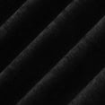 thumbnail image 4 of Sun Zero Isidora Velvet Magnetic Closure 100% Blackout Grommet Curtain Panel, 40"W x 96"L, Black, 4 of 10