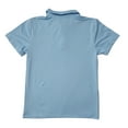 thumbnail image 2 of Hurley Boys Performance Short Sleeve 3-Button Comfortable Jersey Stretch Polo (Blue Dream, L (10/12)), 2 of 2